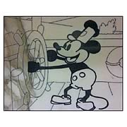 Mickey Mouse Steamboat Willie Stone Artwork